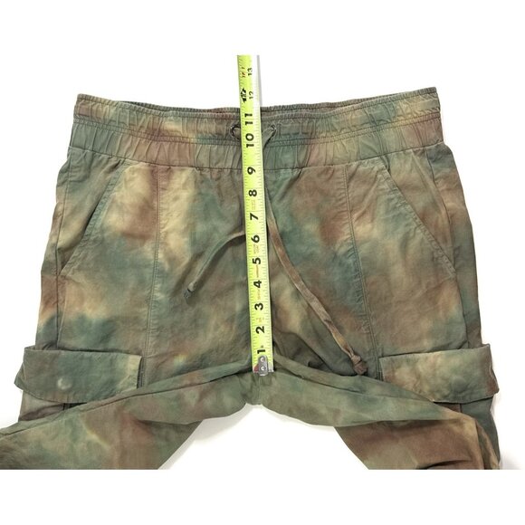 John Elliott Sateen Cargo Pants Size 1 Small Tie Dye Cropped Made In Japan - Picture 9 of 11